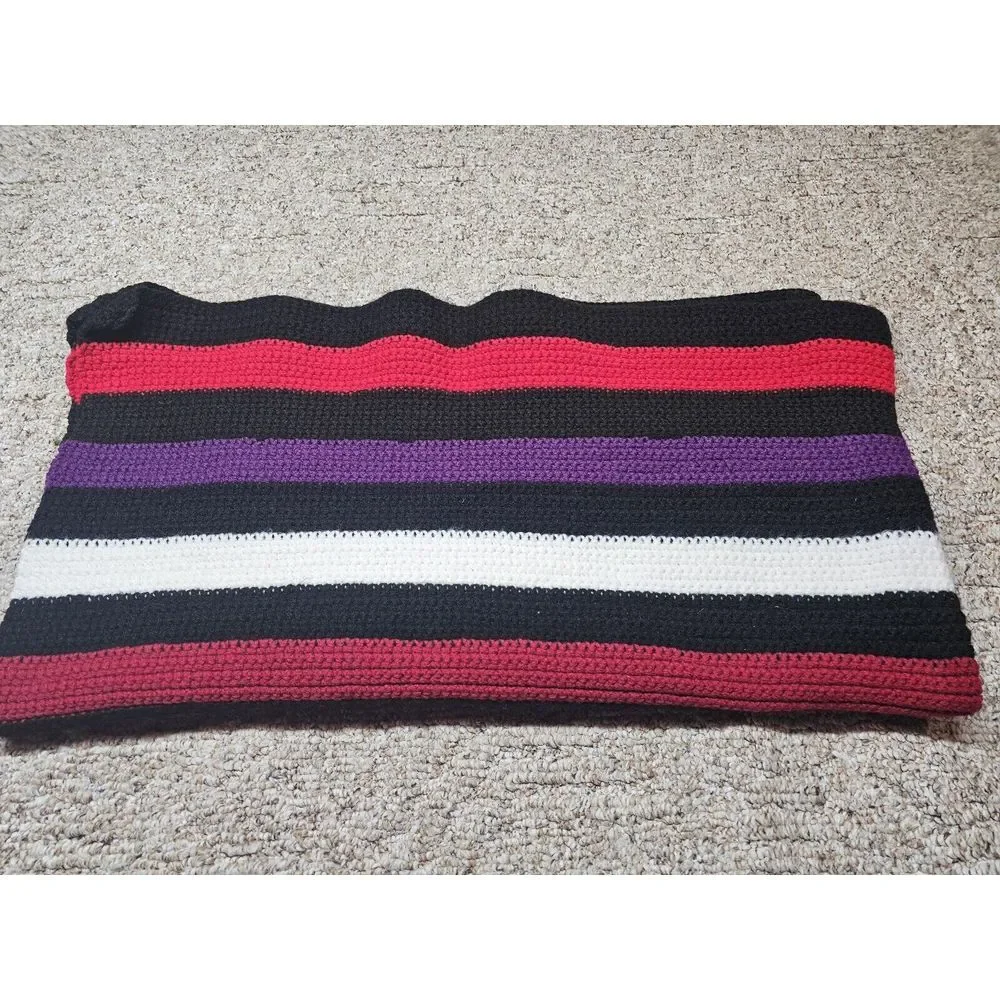 New Handmade Crochet‎ / Knitted Baby Afghan Lap/Wrap/Throw 28.5